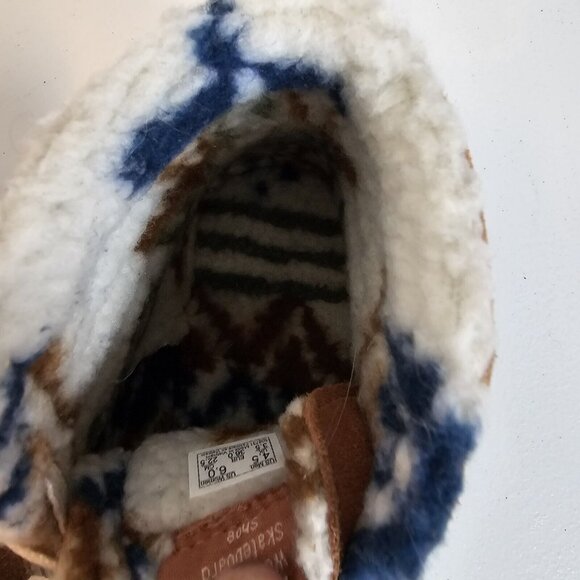 VANS Off The Wall Mens 4.5/Womens 6 Sk8-Hi Top Sunburn Marshmallow Tan Suede - Picture 13 of 13